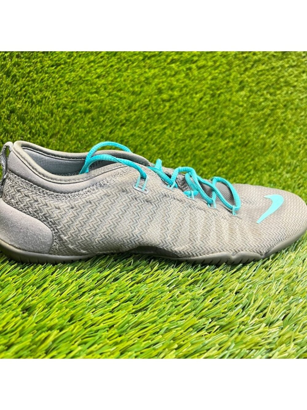 Nike Free 1.0 Cross Bionic Womens Size 8 Gray Athletic Running Shoes Sneakers
